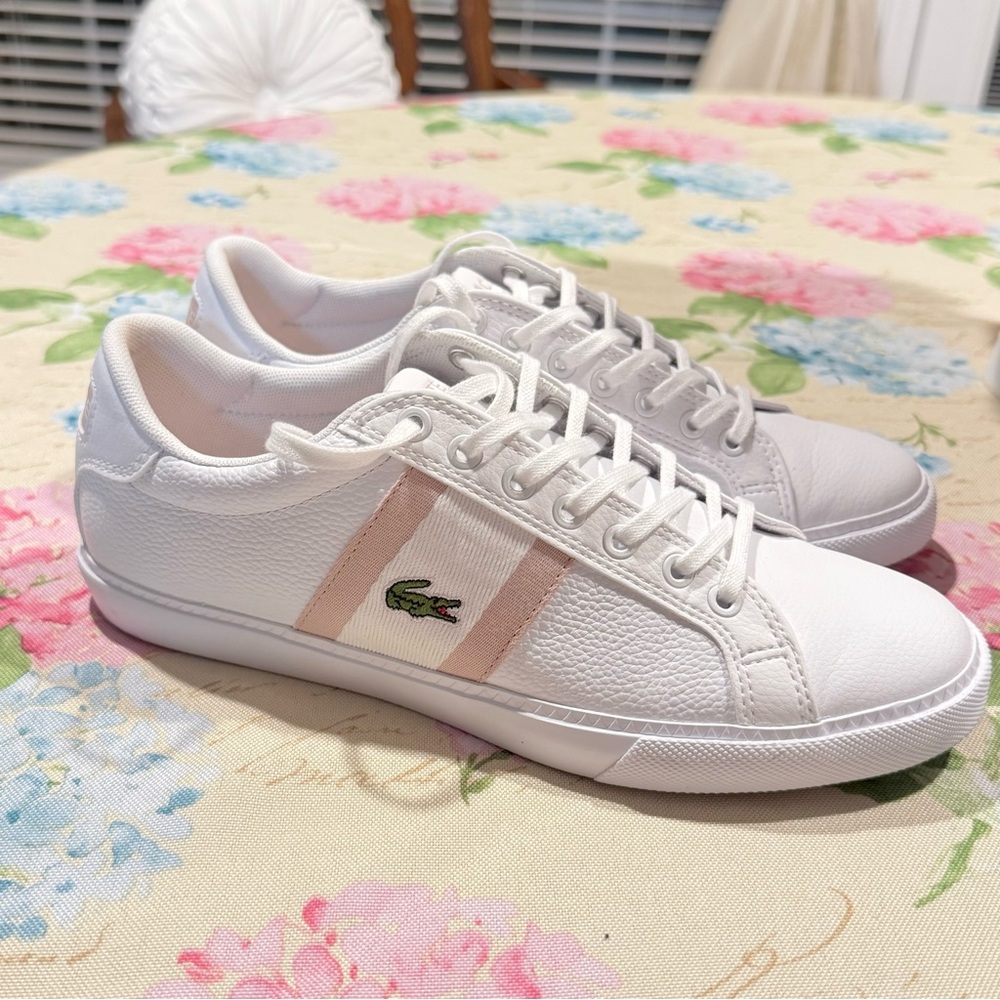 Women’s Lacoste White Grand Vulc Casual Sneakers - Picture 4 of 7